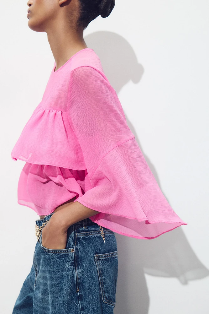 RUFFLED BLOUSE