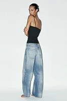 RIB TANK TOP WITH LACE