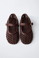OPENWORK BALLET FLATS