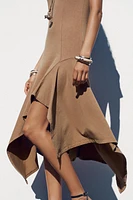 ASYMMETRIC WASHED DRESS