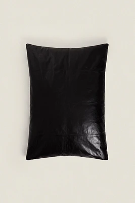 SEAMED LEATHER BEAN BAG CHAIR