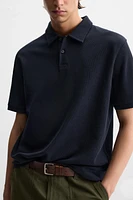 TEXTURED POLO