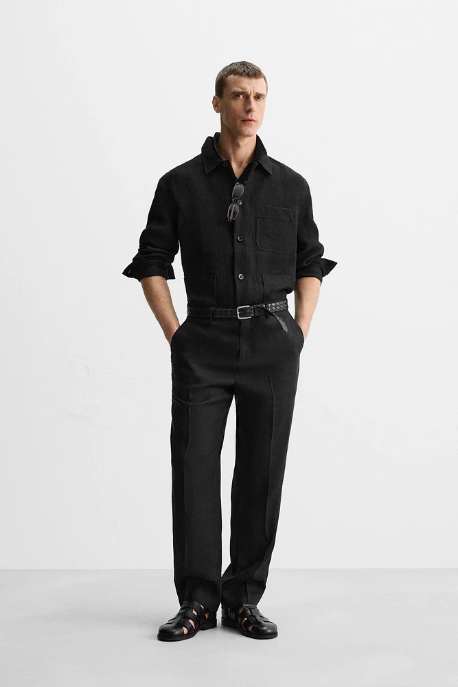 100% LINEN LIMITED EDITION OVERSHIRT