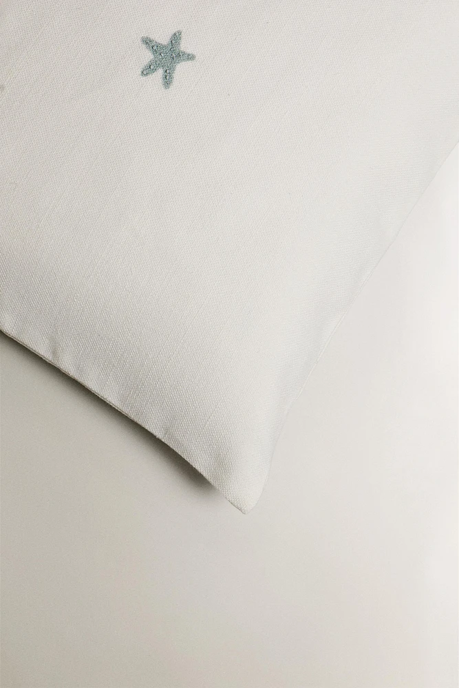 HOUSSE DE COUSSIN ÉTOILE DE MER