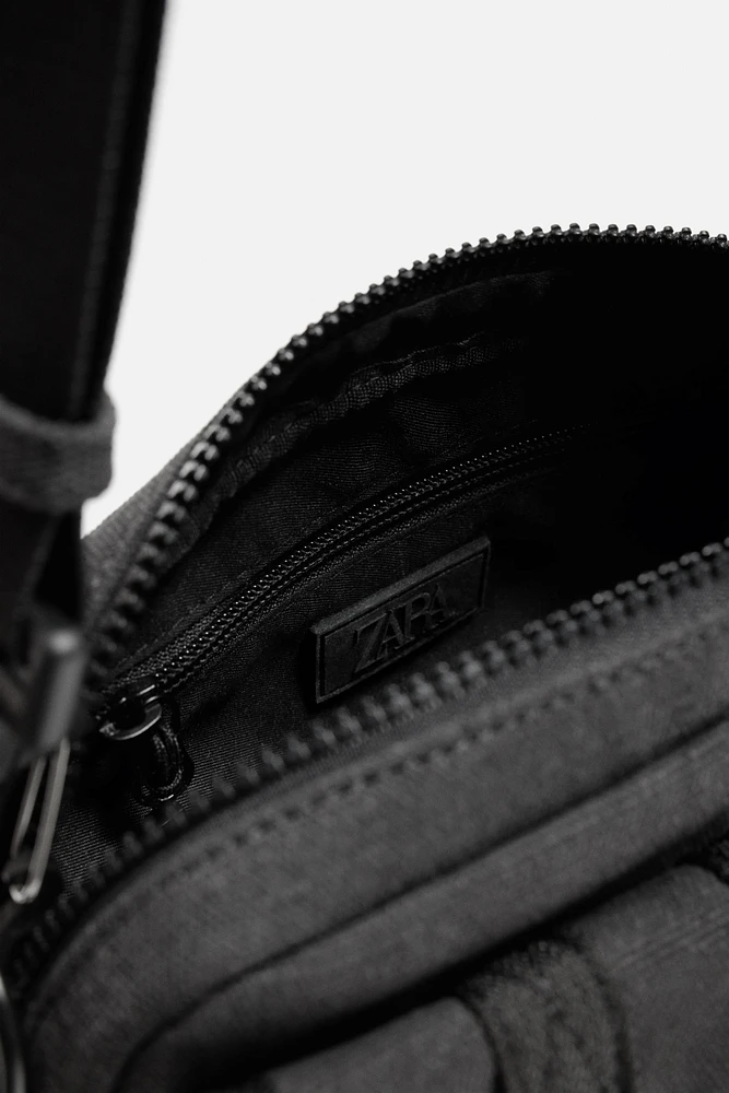 FABRIC POCKET CROSSBODY BAG
