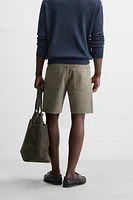 REGULAR FIT DENIM SHORTS
