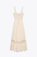COMBINATION KNIT DRESS
