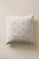 MINI FLORAL PRINT THROW PILLOW COVER