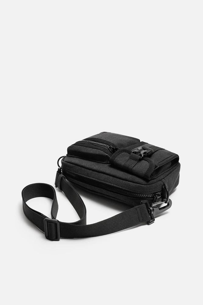 FABRIC POCKET CROSSBODY BAG