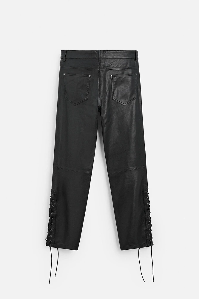 PANTALON EN CUIR ÉDITION LIMITÉE