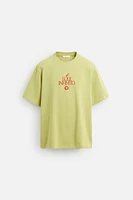 T-SHIRT TEXTE BRODÉ