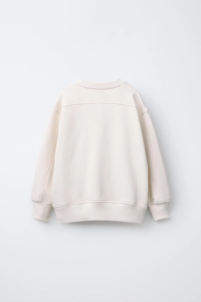 TEXT PRINT SWEATSHIRT