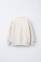 TEXT PRINT SWEATSHIRT