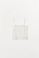 TOP DENTELLE ENTRE-DEUX