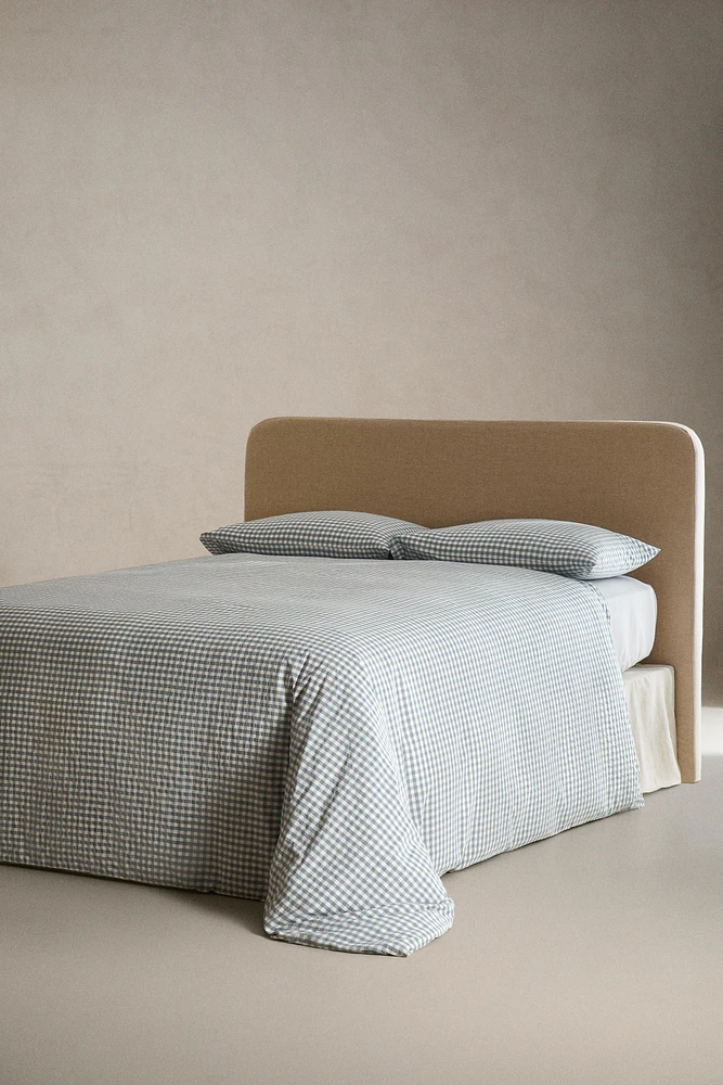 HOUSSE DE COUETTE COTON VICHY