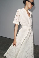 ZW COLLECTION EMBROIDERED SHIRT DRESS