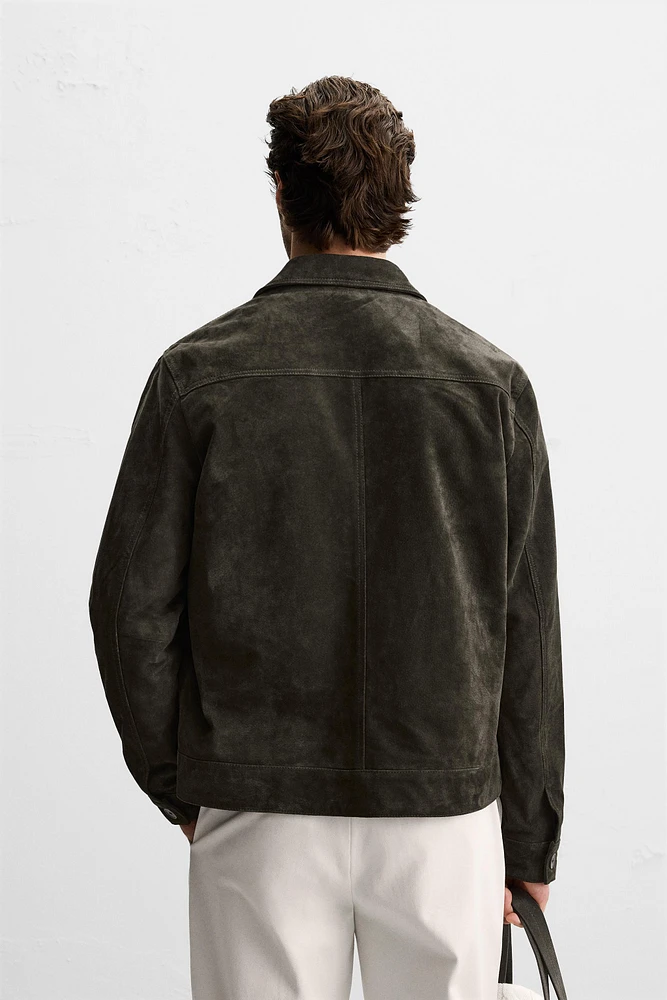 SUEDE LEATHER JACKET