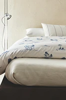 HOUSSE DE COUETTE TOILE JOUY