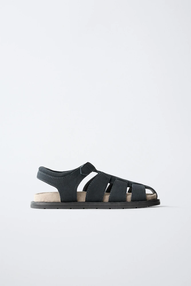 LEATHER FISHERMAN SANDALS