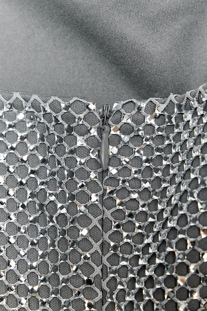RHINESTONE SHORT DRESS