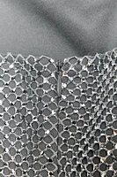 RHINESTONE SHORT DRESS