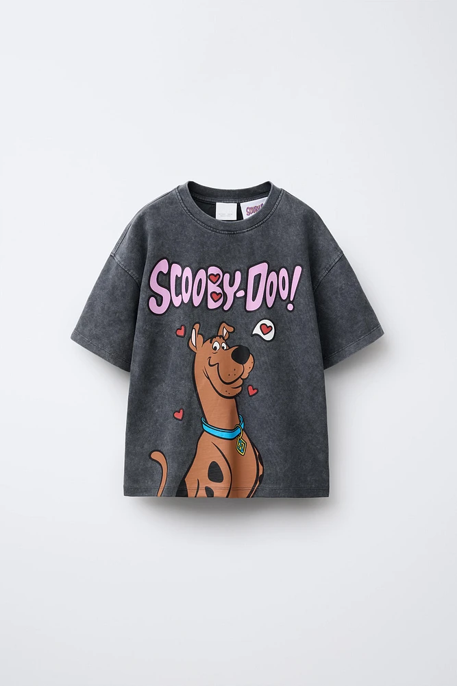 T-SHIRT EFFET DÉLAVÉ SCOOBY DOO ™