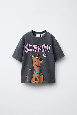 T-SHIRT EFFET DÉLAVÉ SCOOBY DOO ™