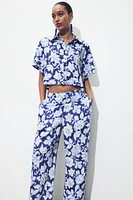 FLORAL PRINT PANTS
