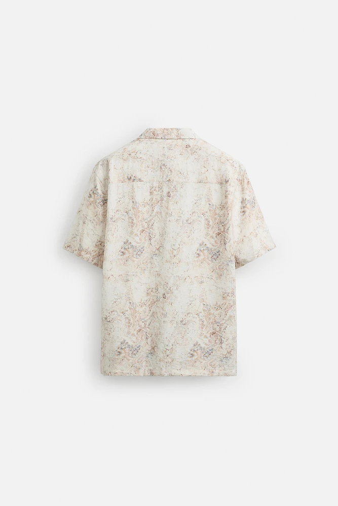 CHEMISE À IMPRIMÉ ABSTRAIT