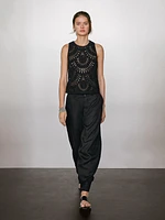 Top en maille crochet