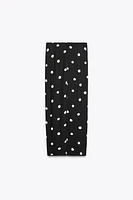 ZW COLLECTION POLKA DOT MIDI SKIRT
