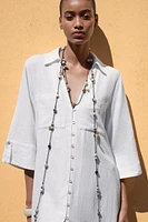 ROBE CHEMISE EN LIN