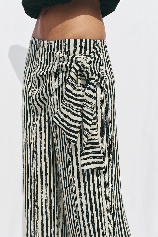 PANTALON PARÉO LARGE RAYURES