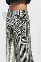 PANTALON PARÉO LARGE RAYURES