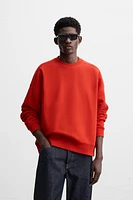 BOXY FIT CREW NECK SWEATSHIRT