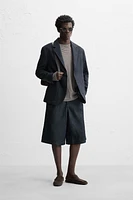 REGULAR FIT TEXTURED BLAZER