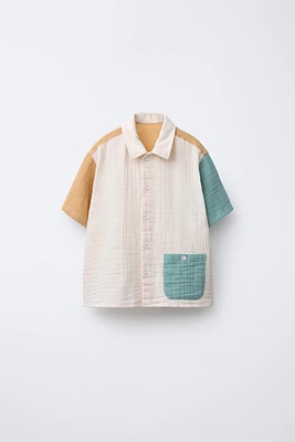 MULTICOLOR TEXTURED SHIRT