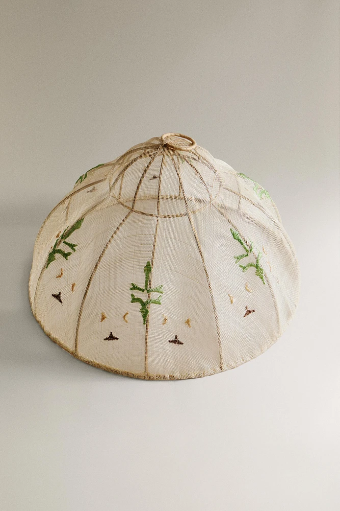 EMBROIDERED SISAL MESH DOME