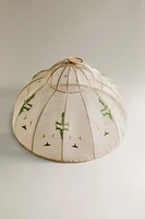EMBROIDERED SISAL MESH DOME