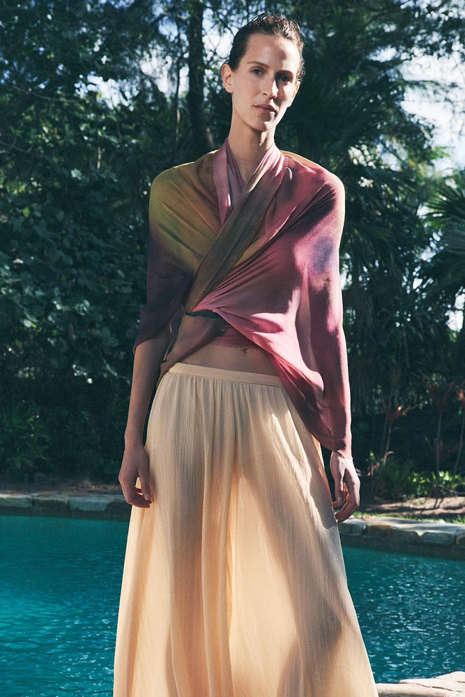 MODAL TIE-DYE PRINTED SCARF