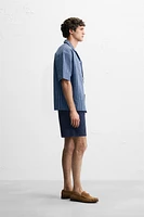 BERMUDA RELAXED FIT SEERSUCKER