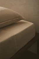DRAP-HOUSSE LIN LAVÉ | 30 CM DE HAUT (140 GXM²)