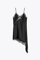 ZW COLLECTION ASYMMETRIC LACE DRESS