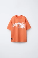 T-SHIRT À IMPRIMÉ GRAFFITI