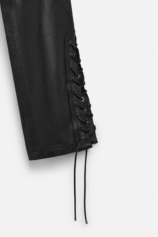 PANTALON EN CUIR ÉDITION LIMITÉE