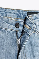 ZW COLLECTION HIGH-WAISTED STRAIGHT LEG JEANS