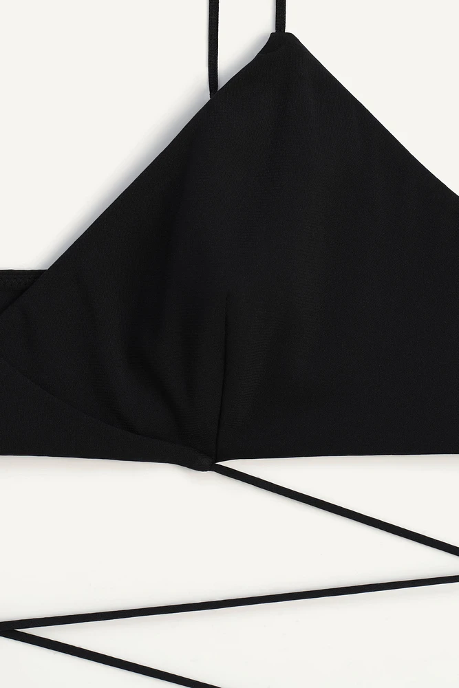 LIMITED EDITION TRIANGLE BRA WITH APPLIQUÉS