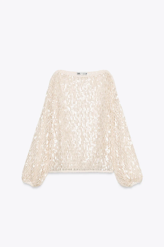 TOP À SEQUINS ZW COLLECTION