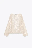 ZW COLLECTION SEQUIN TOP