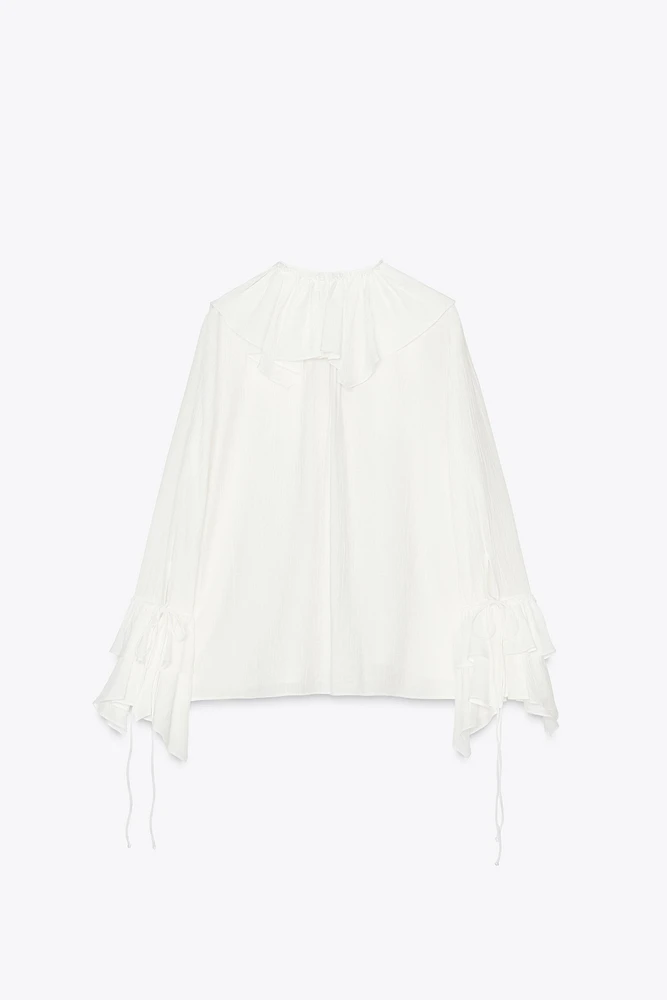 ZW COLLECTION RUFFLED SHIRT